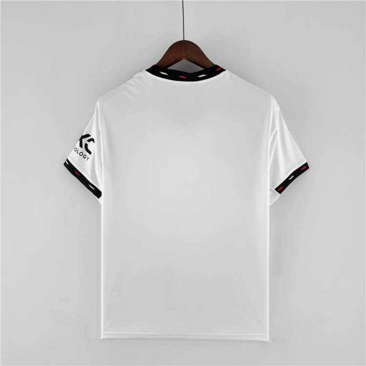 Manchester United 22/23 Away Kit White Soccer Jersey Football Shirt - Click Image to Close